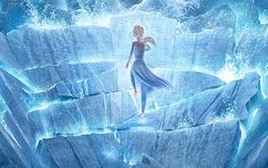 The IMAX poster of Disney`s fantasy adventure movie, Frozen 2